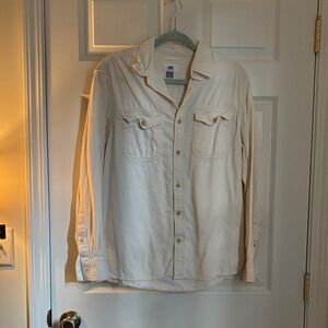 Old Navy Cream Regular Fit Shirt